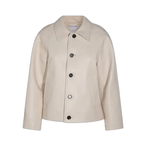 Raglan Sleeved Leather Jacket