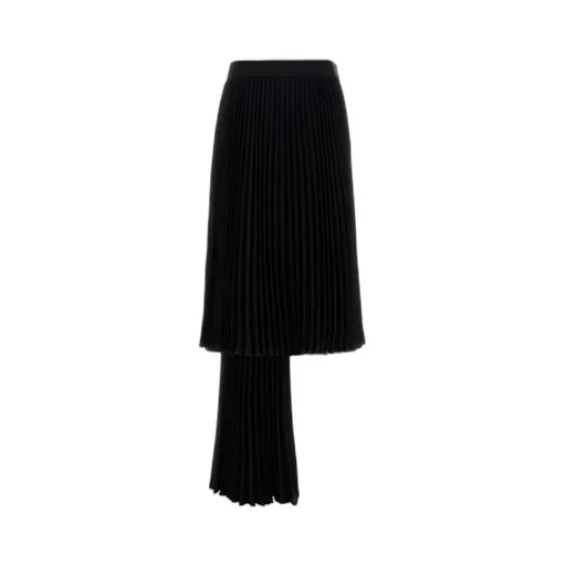 Draped Pleated Skirt