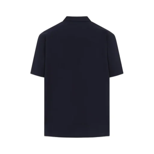 Logo Embroidered Short-Sleeved Polo Shirt