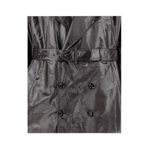 Double-Breasted Belted Trench Coat