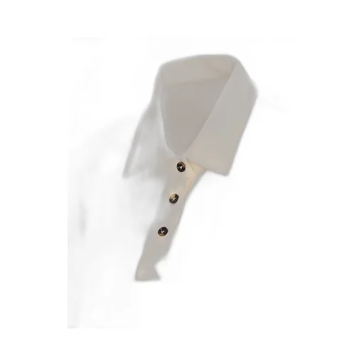Short Sleeved Buttoned Polo Top