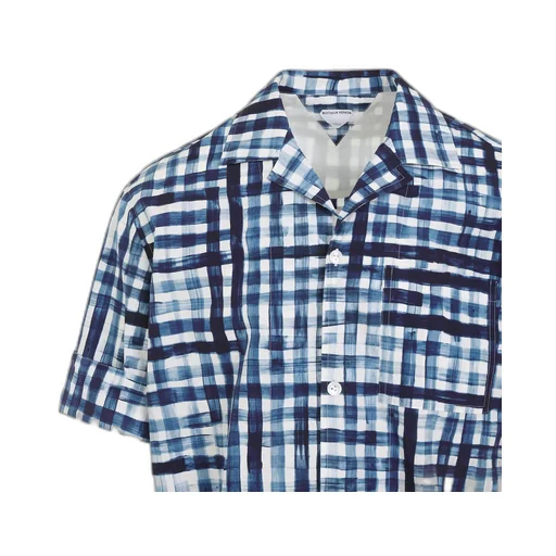 Short-Sleeved Check Patterned Shirt