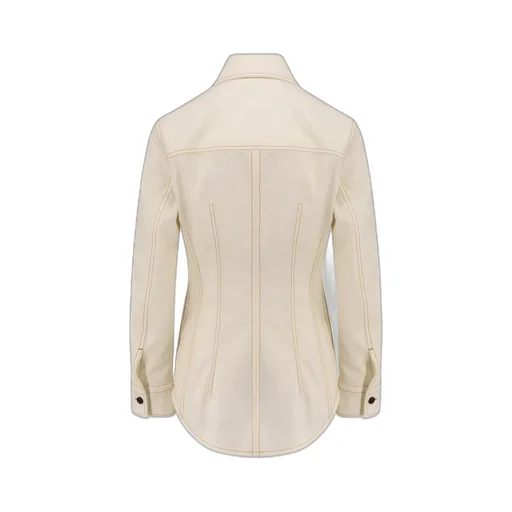 Contrast Stitched Fitted Shirt