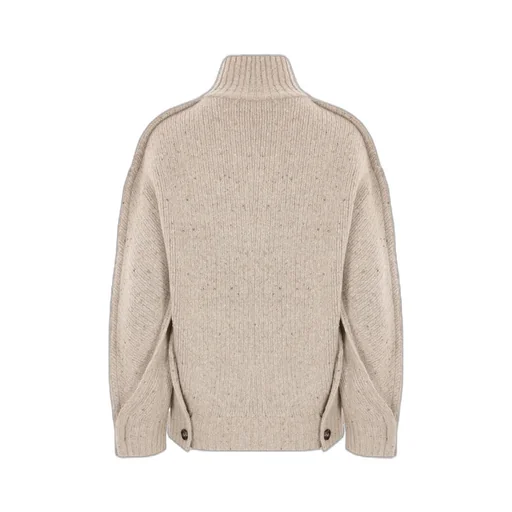 High Neck Ribbed Jumper