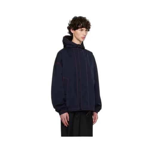 Drawstring Hood Casual Jacket
