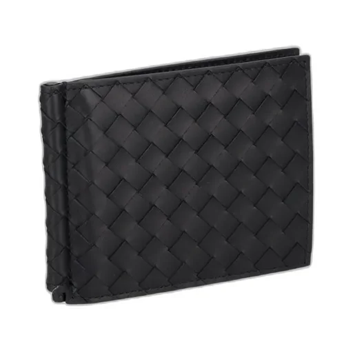 Woven Detailed Bi-Fold Wallet