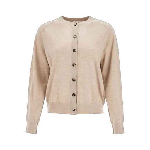 Buttoned Long-Sleeved Cardigan