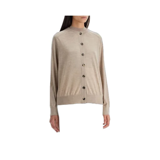 Buttoned Long-Sleeved Cardigan