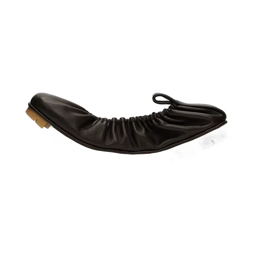 Pleated Ballet Flats