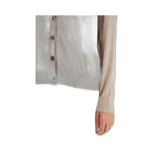 Buttoned Long-Sleeved Cardigan