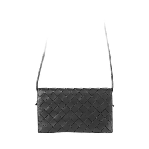 Intreciato Clamshell Shoulder Bag