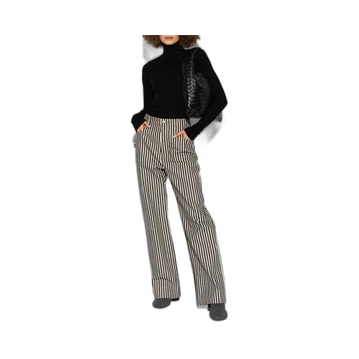 Ribbed High Neck Sweater