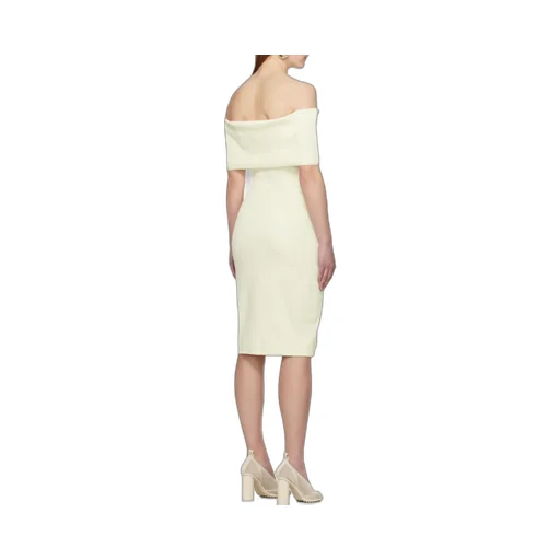Off-The-Shoulder Fitted Dress