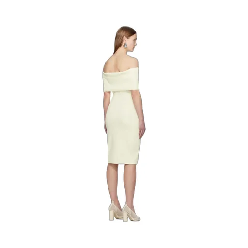 Off-The-Shoulder Fitted Dress