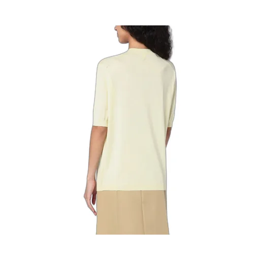 Logo Embroidered Knitted Top