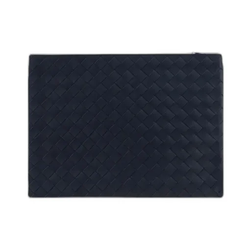 Intrecciato Half Zip Pouch