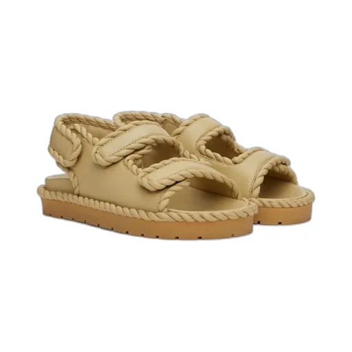 Logo Flat Sandals