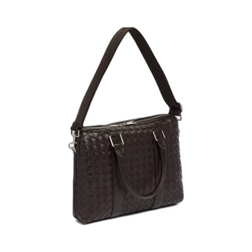 Small Intricciato Knitted Briefcase