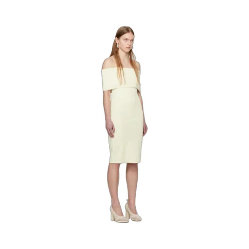 Off-The-Shoulder Fitted Dress