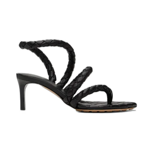 Leaf Pointed High-Heeled Sandals