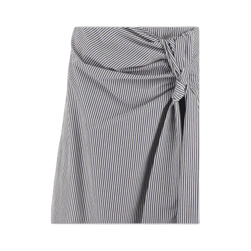 Striped Midi Skirt