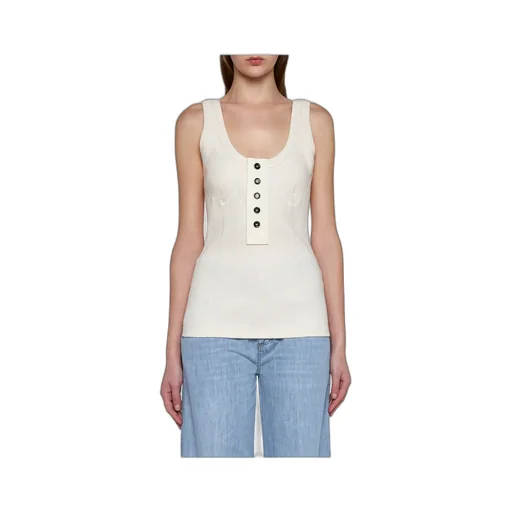 Sleeveless Rib Knit Top