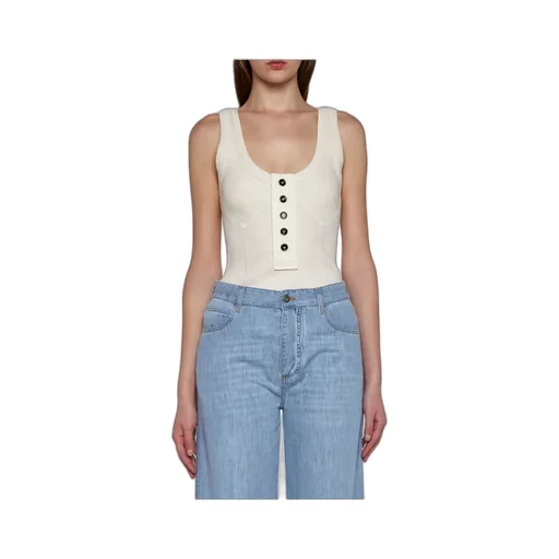 Sleeveless Rib Knit Top