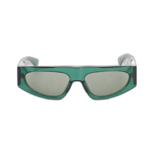 Translucent Oval-Frame Sunglasses