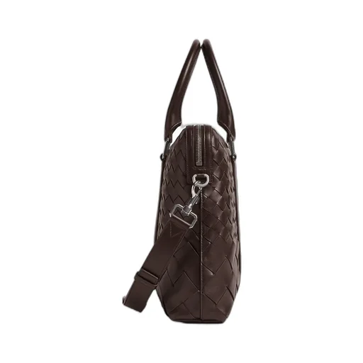 Small Intreciato Leather Briefcase