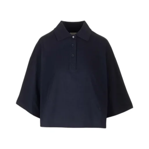 Cropped Cotton Piqué Polo