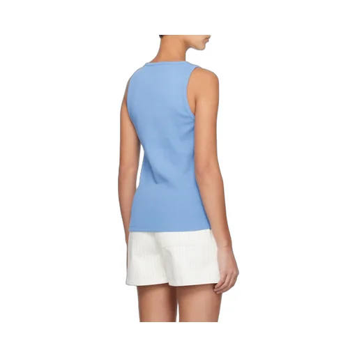 Round Collar Sleeveless Vest