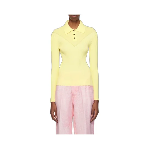 Slim Fit Ribbed Polo Shirt
