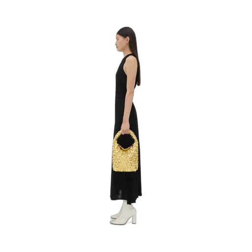 Small Intreccio Laminated Bucket Bag