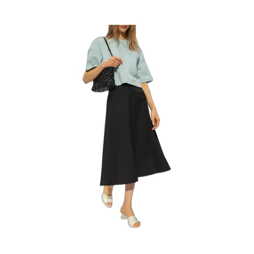 Pocket Detailed Cropped T-Shirt