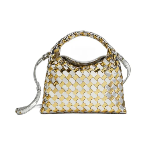 Mini Hop Woven Shoulder Bag