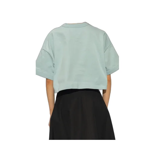 Pocket Detailed Cropped T-Shirt