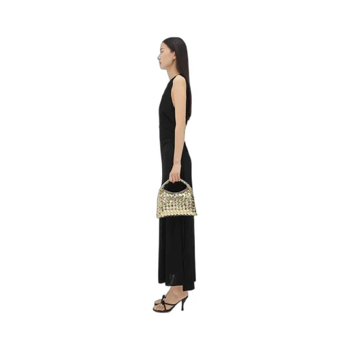 Mini Hop Woven Shoulder Bag