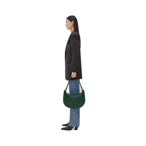 Medium Gemini Leather Shoulder Bag