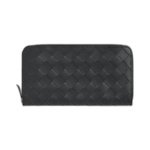 Intrecciato Woven Zipper Purse