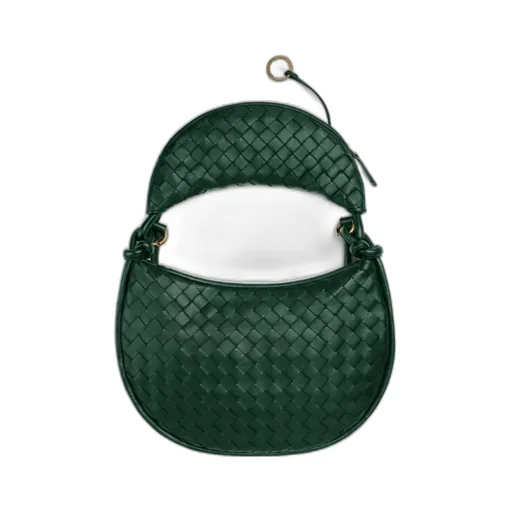 Medium Gemini Leather Shoulder Bag