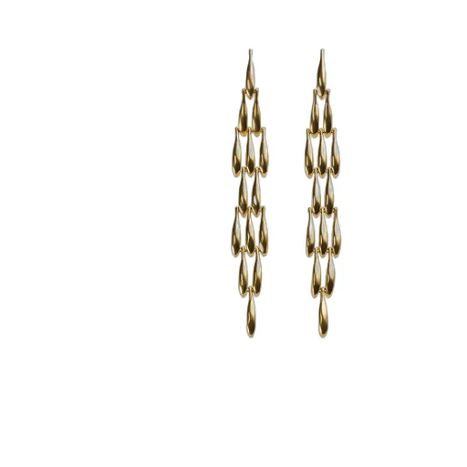 Sardine Shaped Earrings