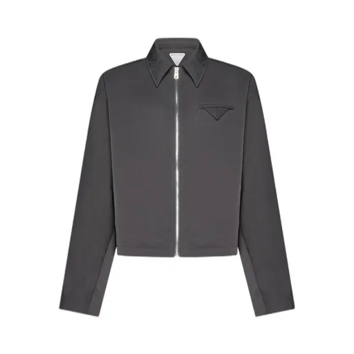 Long-Sleeved Zipper Casual Jacket