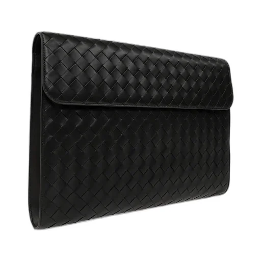 Intreciato Woven Envelope Storage Bag