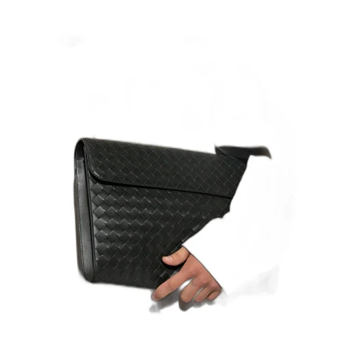 Intreciato Woven Envelope Storage Bag