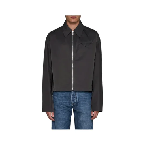 Long-Sleeved Zipper Casual Jacket