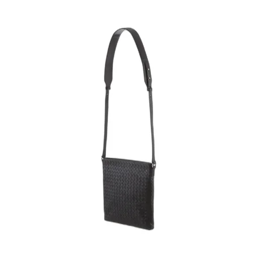 Woven Detail Cross-Body Bag