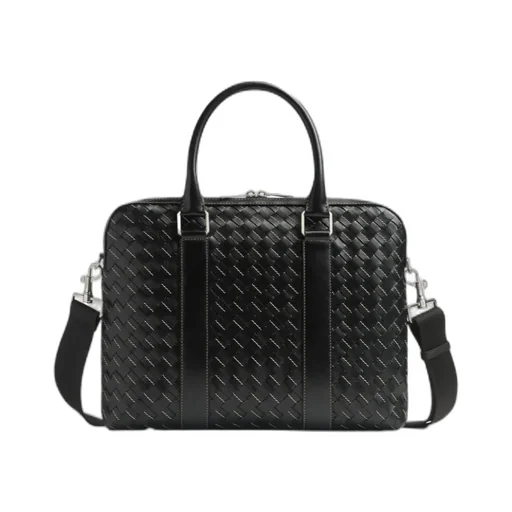 Zipper Woven Briefcase