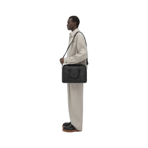 Zipper Woven Briefcase