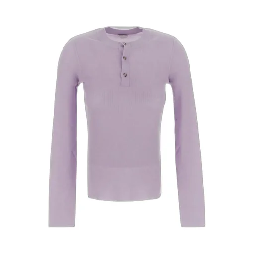 Button-Up Wool Jumper