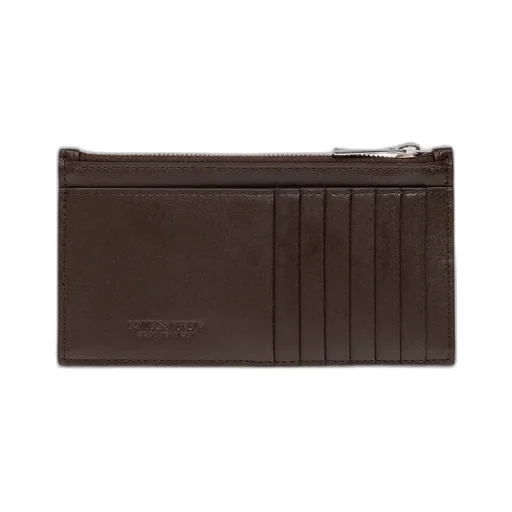 Intrecciato Zipped Card Holder